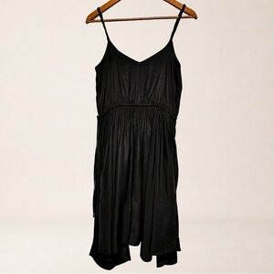 GAP Black Slip Dress Fairy Grunge Minimalist Balletcore Ethereal Summer Dress
